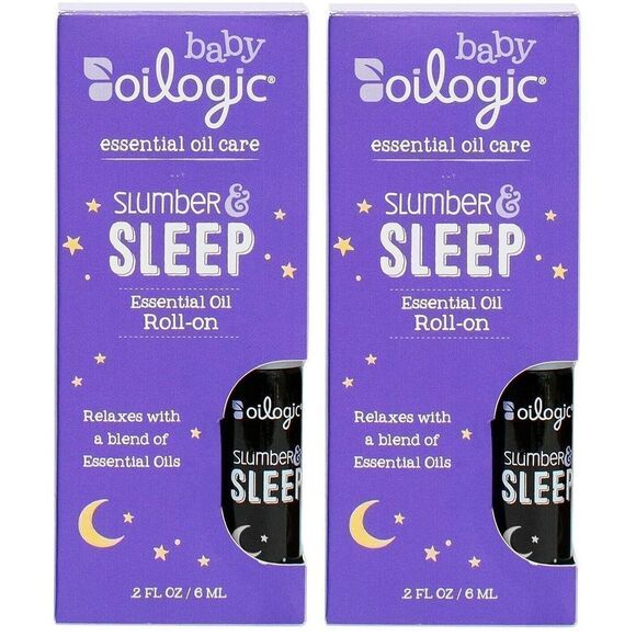 Oilogic Baby Essential Oil Care Slumber Sleep Relaxing Lavender Roll-On Lot of 2 - Picture 5 of 6
